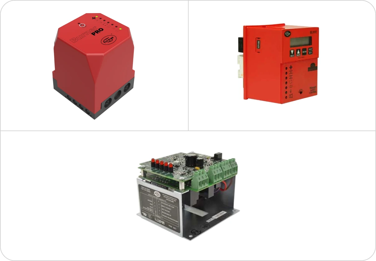 Réles de chamas e Sistemas de segurança de combustão
