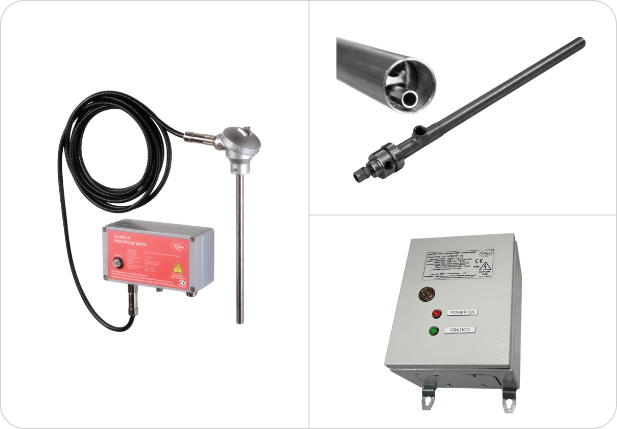 Ignitores SureFire II e queimadores piloto