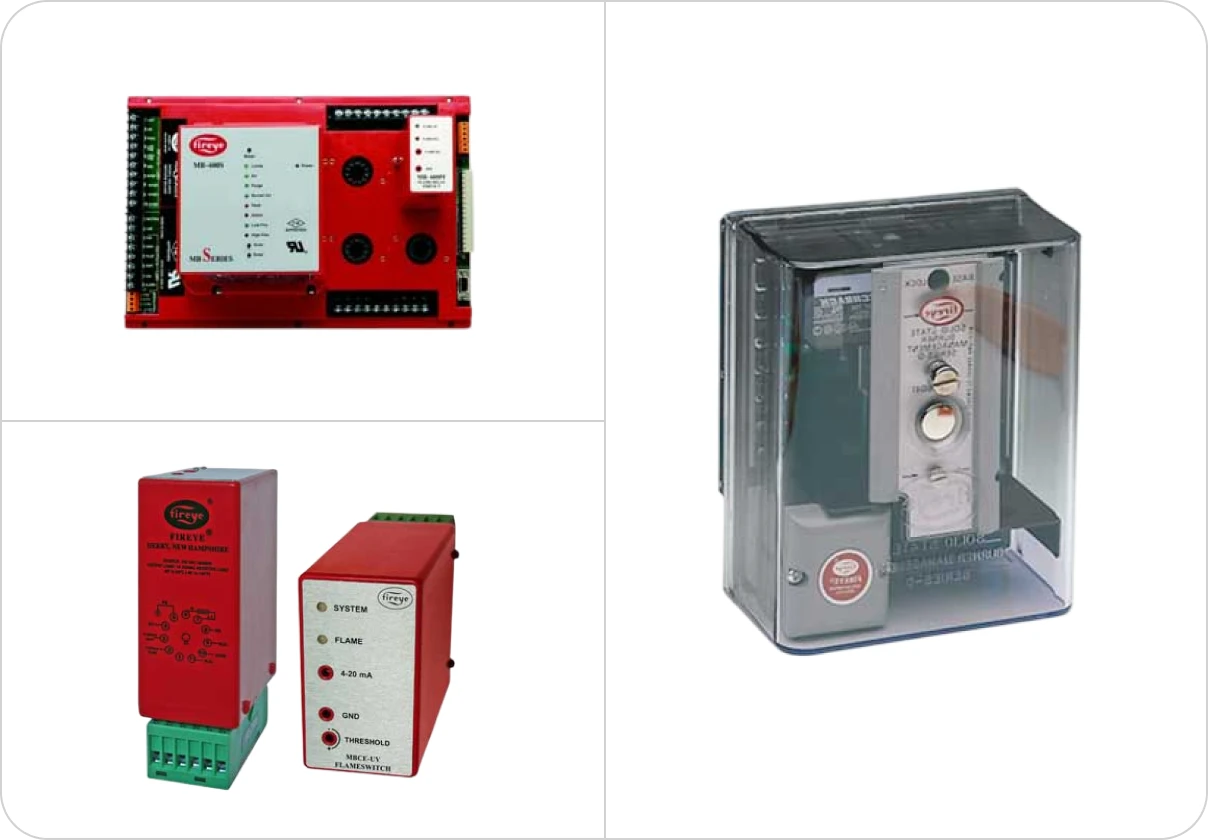 Relés e sistemas de segurança de chama